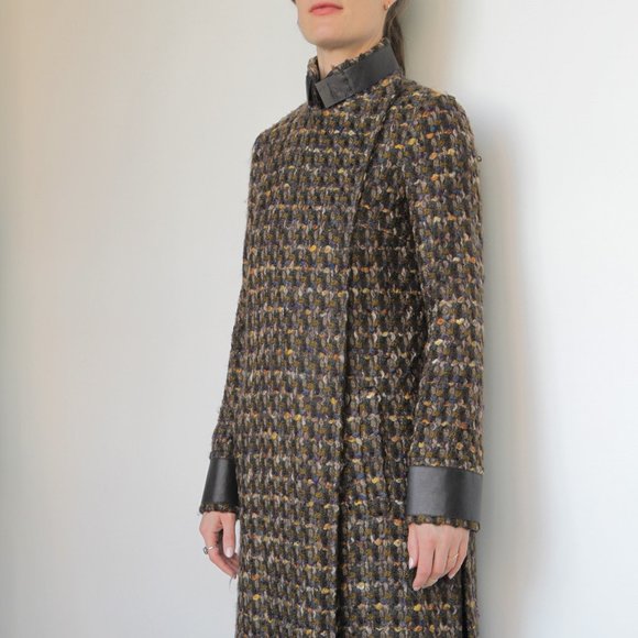 PRINGLE OF SCOTLAND hand woven coat size S - Picture 4 of 16
